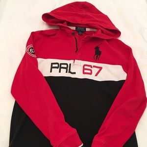 Polo Ralph Lauren Boys Hooded Pullover Shirt